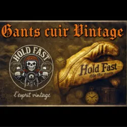 GANTS CUIR HOLD FAST