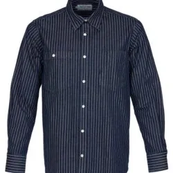 1937-roamer-shirt-blue-wabash-denim-2 1937 Roamer Shirt blue Wabash Denim - Vue 2