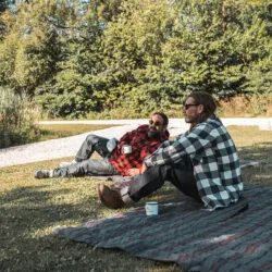 1965 Survival Blanket Waxed Olive - principale